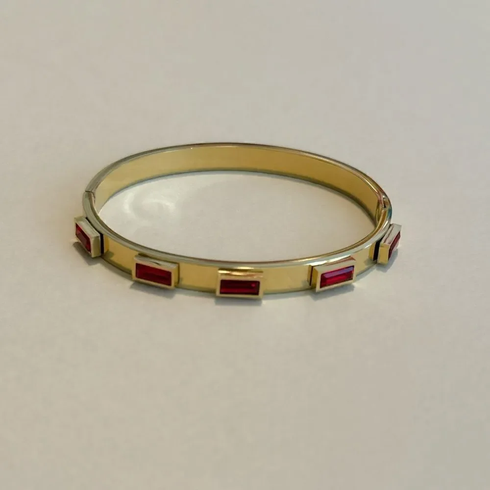 Red crystal bangle M811